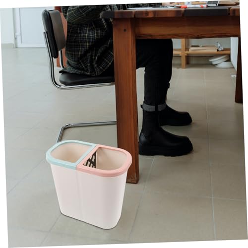 Caneca de basura dual compacta para cocina y baño miniatura 5