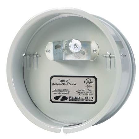 Field Controls 46220901 4RC 4" RC Barometric Draft Control For Oil Wood or Coal Residential and Commercial