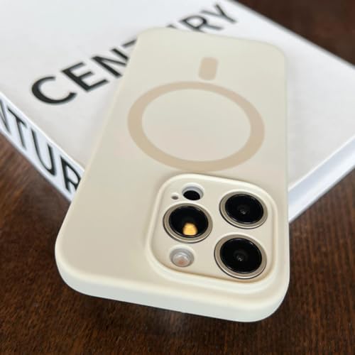 Coque blanche iPhone 13 Pro magnétique et souple avec finition mate couleur vive