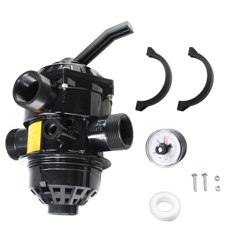 272526 262506 Sand Filter Multiport Valve 6-Way Clamp Style Valve 1-1/2 in