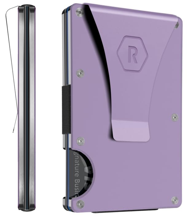 Image of Ridge Wallet For Women - Minimalist Small Wallet for Women, RFID Protection, Slim, Perfect Size, Pocket Fit, Holds up to 12 Cards