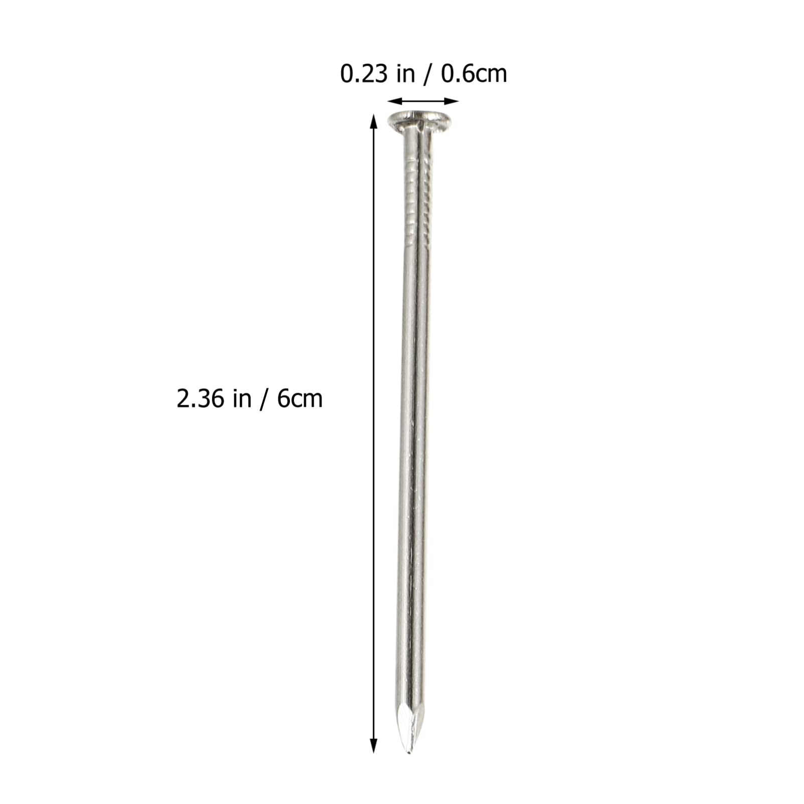 VILLCASE 460pcs foreign nails stainless steel nails assorted nails nail kit lipgloss kit hanging nails Hardware Nail Assortment Kit masonry nails picture hanging kit round head Nail set peg