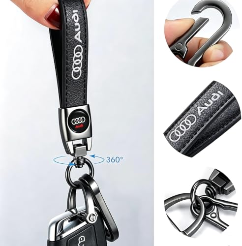 Image of Car Keychain Key Ring Accessories black