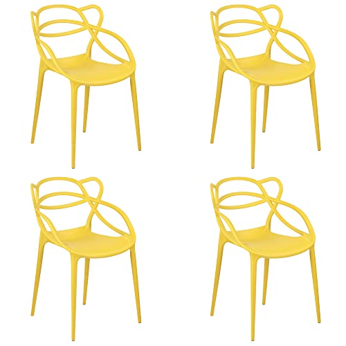 Sedia INFINITY EYE Totò Piccinni - Design Moderno Impilabile In Polipropilene, Verde Salvia, Confezione Da 2 - Foto 14