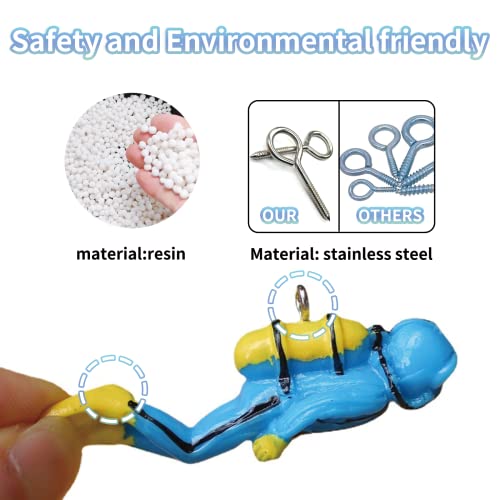 Image of Aquarium Ornament, 2 Pcs Fish Tank Decorations Floating Decor Octopus with Floating Device,Cute Fish Tank Accessories for All Kinds of Simulated Underwater World