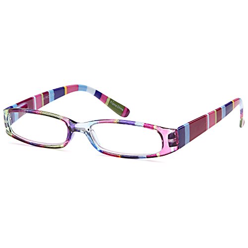 Gamma Ray Women's Reading Glasses - 4 Pairs Ladies Fashion Readers for Women - 1.75