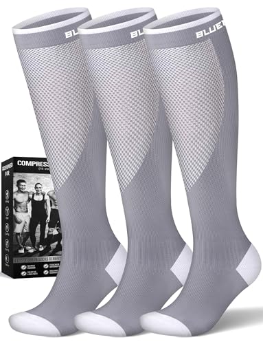 Bluemaple 3 Pairs 15-20mmHg Socks