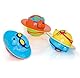 Zoggs Unisex Baby Seal Flips (3pc Pack) Pool-Spielzeug und Wasserspielzeug, Mehrfarbig, 4+ Months
