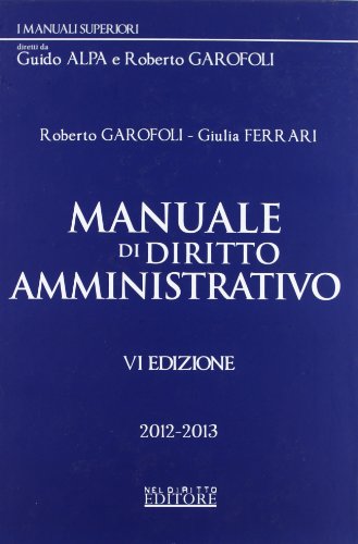 Manuale di diritto amministrativo Manuale di diritto amministrativo