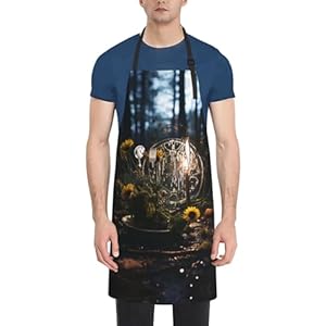 Different Witch Equipment print Aprons Cooking Aprons Kitchen Essentials Make Cooking less of a mess