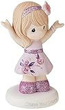 Precious Moments Chase Your Dreams Girl in Floral Dress Bisque PorcelainFigurine 182003