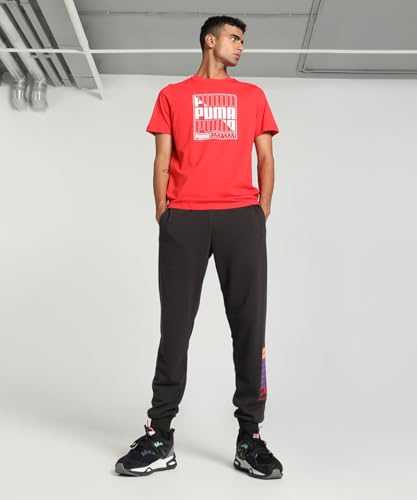 Image of Puma Men's Graphic Print Regular Fit T-Shirt
