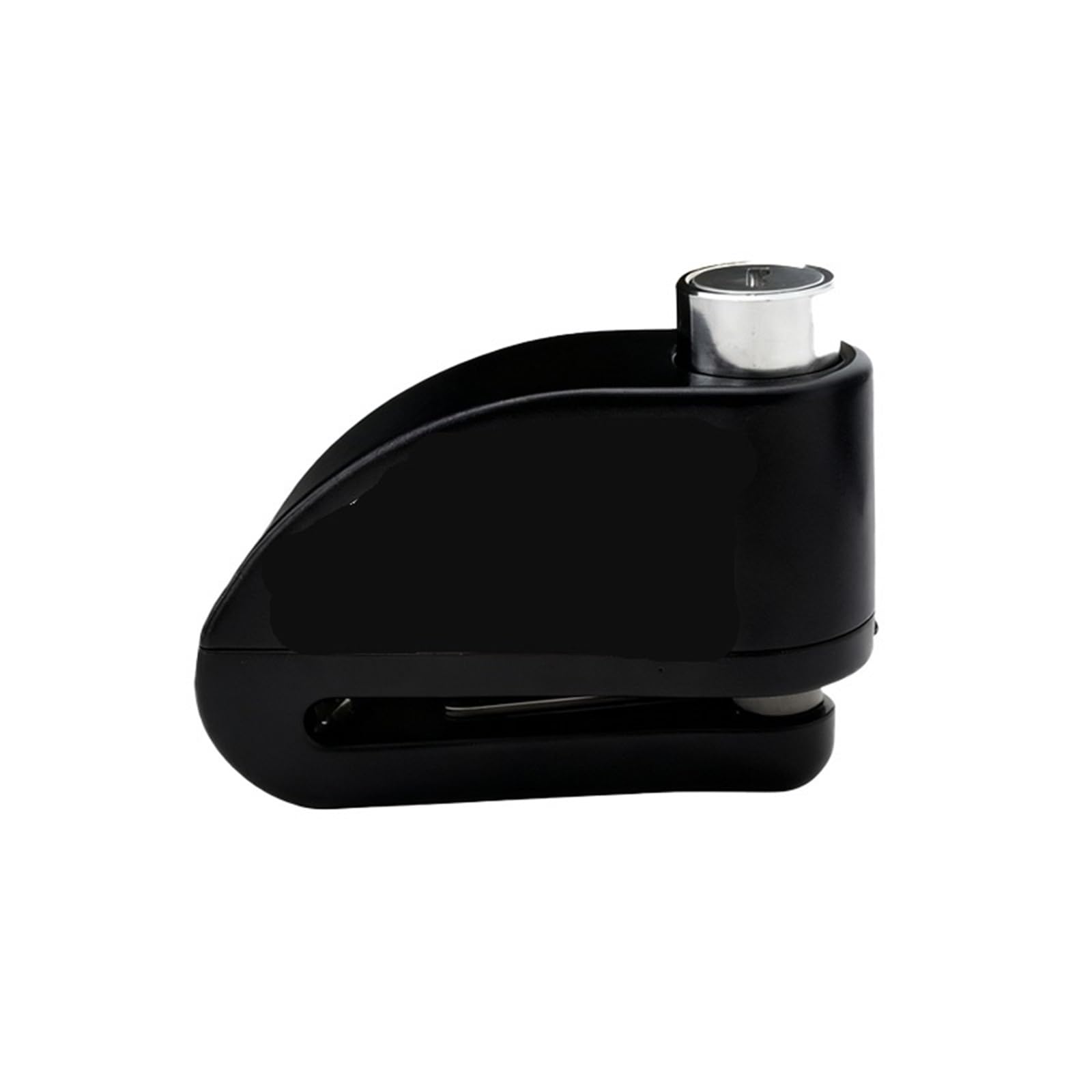 Motorcycle Handlebar Lock Waterproof Motorcycle Scooter Disc Brake Lock Anti-Theft Alarm Aluminum Alloy Safety Motorcycle Disc Lock(Black)