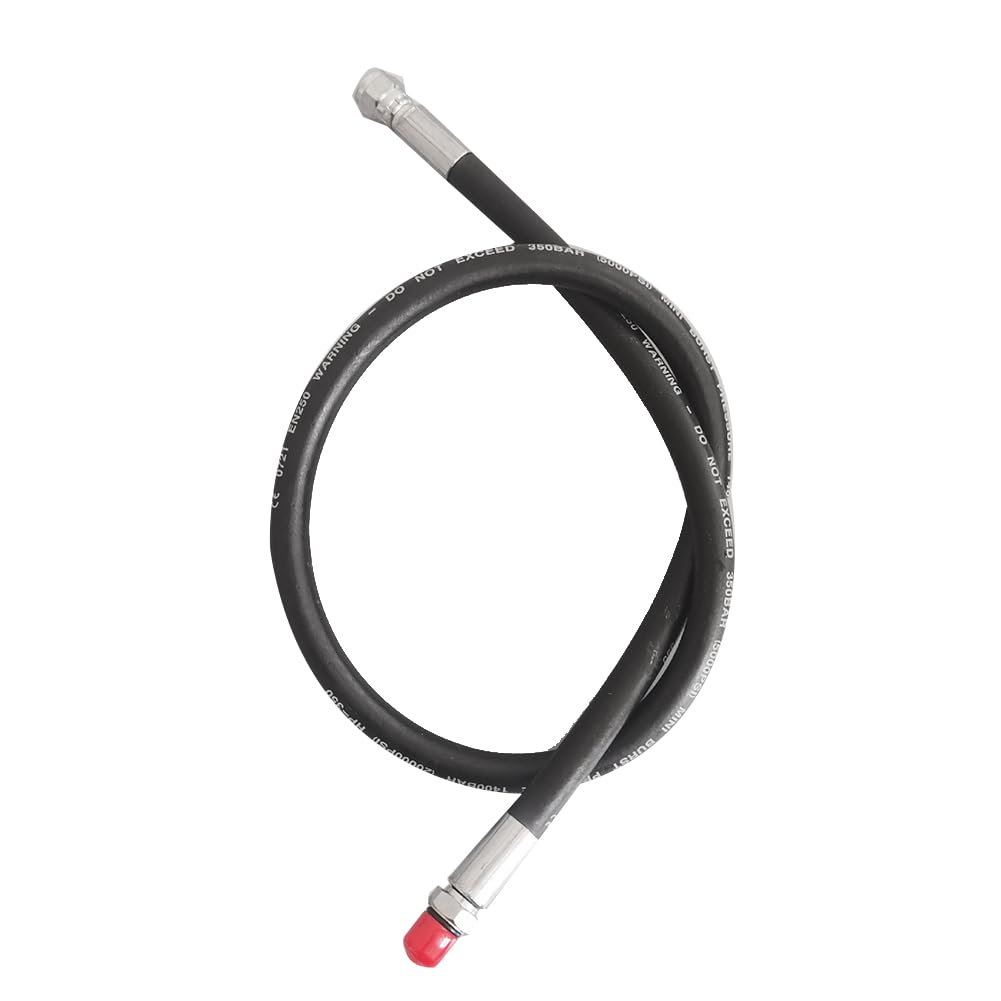 ximie 1 Piece Scuba Diving Regulator Snorkel High Pressure Hose Scuba Diving Pressure Hose Black for Scuba Diving Watersports