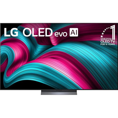 Image of LG 77 inch C5 OLED evo 4K UHD Smart webOS TV (2025) Bundle with CPS Exclusive 26 Month Protection, 2X HDMI Cable, Wall Mount, 6-Outlet Surge Adapter & Deco Gear Complete Home Theater Beginner's Guidebook