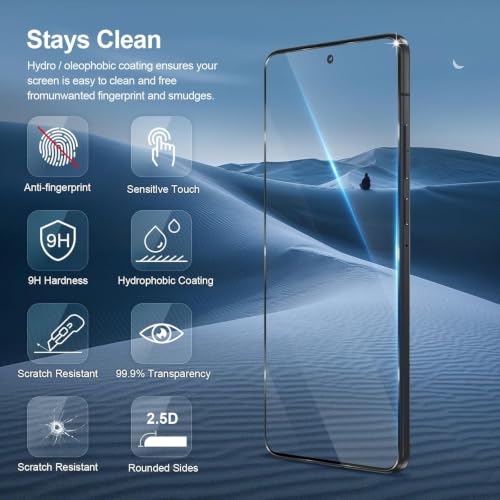 Image of OpenTech Military-Grade Tempered Glass Screen Protector Compatible For Motorola Moto G67 Power 5G / G57 Power 5G (6.7 inches) With Edge To Edge Coverage And Easy Installation Kit