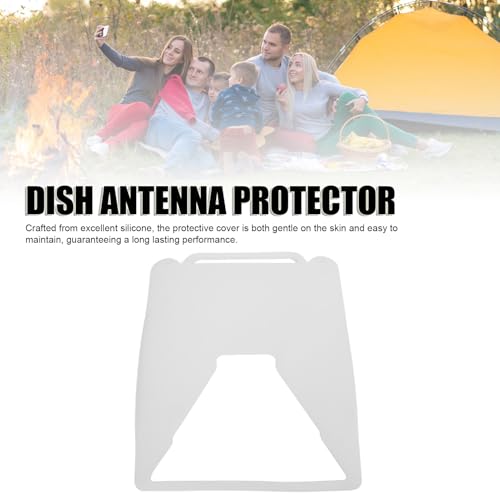Antenne à plat protecteur silicone résistant aux intempéries blanc