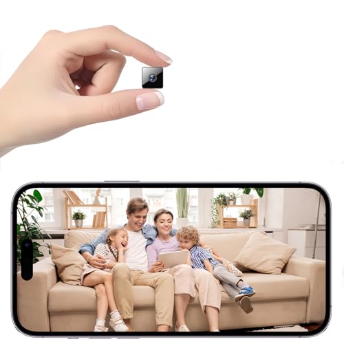 ESTABA Mini Kamera 1080P Spy Camera Wifi Hidden Long Battery Life Mini Wireless Security Camera APP Control for Room Nanny Cam with Motion Detection Night Vision Cloud & SD Storage
