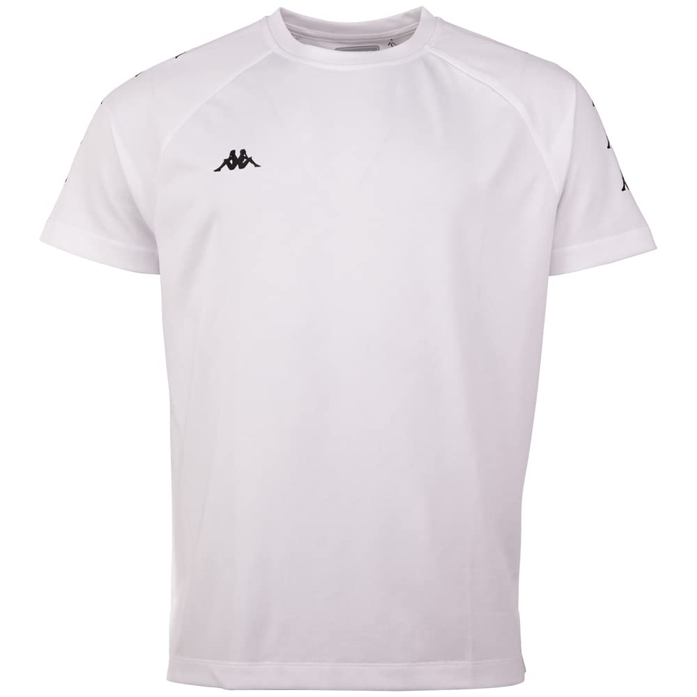 Kappa Deutschland Men's Regular Fit T-Shirt, Bright White, S