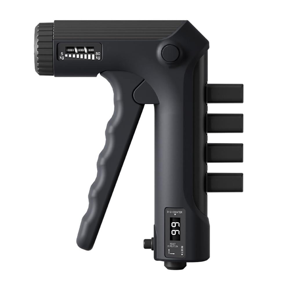 Exrp Grip Strength Trainer with Finger Exerciser, Adjustable Resistance Hand Gripper, Hand Exerciser with Counting for Muscle Building and Injury RecoverStrength