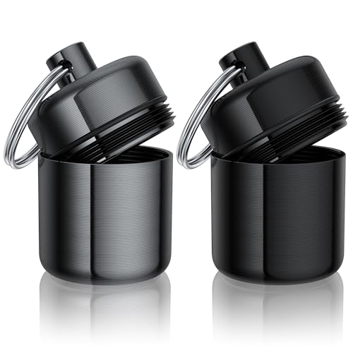 Urekt Waterproof Metal Ear Plug Carrying Case (2 Pack)