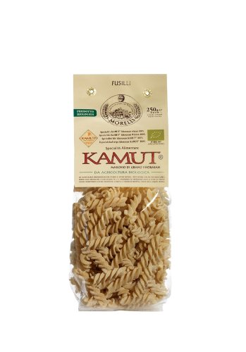 Antico Pastificio Morelli - Fusilli de Kamut (250g) - ORGÁNICOS - 3 paquetes Paquete (3 x 250g)
