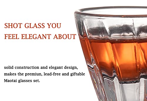 Bothearn Mini Shot Glass Set Of 2-14 Ml Cute Egg Cup With Stem - Gift Box For Tequila Vodka Soju Whiskey Maotai #TOP1