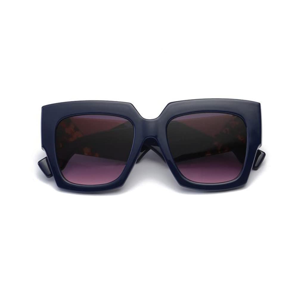 Lunettes de soleil de luxe carrées rétro dégradées 058C4 - 7