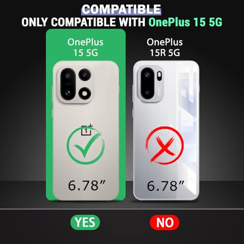 Image of TheGiftKart Crystal Clear Back Cover Case for OnePlus 15 5G | Shock Proof 360 Protection | Hard Clear Back Cover Case for OnePlus 15 5G (PC & TPU, Transparent Bumper)