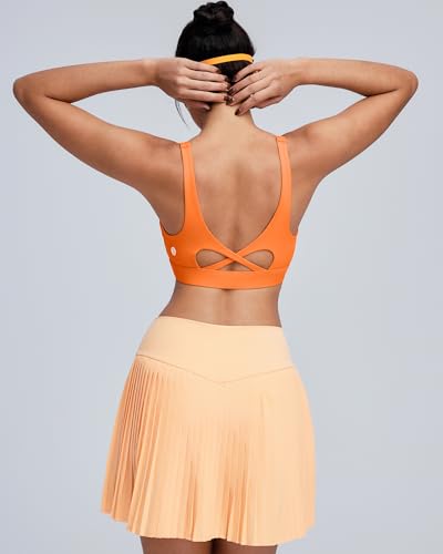 Image of RUNNING GIRL Sports Bra for Women High Support, Molded Cup High Impact Sports Bras with Sewn in Pads Workout Running Bra
