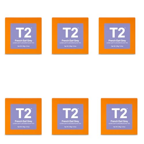 T2 紅茶紙箱タイプの French Earl Grey フレンチアールグレイ100gｘ6箱 リーフティー 茶葉 業務用のサムネイル