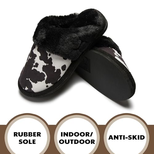 Funky Junque Cozy Plush Women's Memory Foam Slippers - Mother's Day Gift - Indoor/Outdoor Slip-Ons3