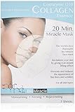Bio-Miracle Anti-Aging and Moisturizing Face Mask, Collagen, 5 Count