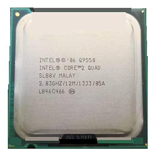 CPU �R�A 2 Quad Q9550 Prosesor 2.83 GHz/12 M/1333 MHz Quad-Core Socket 775 ���� Pengiriman Cepat Kapal