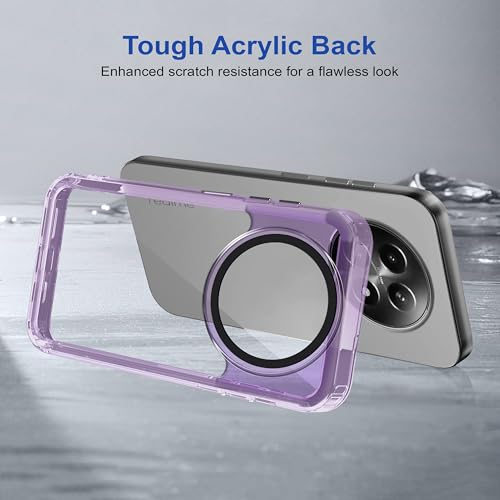 Image of Zapcase Back Case Cover for Realme Narzo N65 5G | Compatible for Realme Narzo N65 5G Back Cover | Case Cover with Camera Protection | (TPU + PC | Translucent Purple)