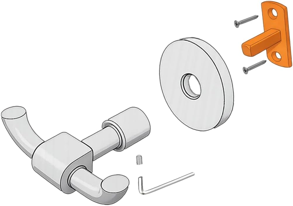 RWARE Anchor Bath Robe Hook – Handmade Solid Bronze Wall Hook for Bathroom, Heavy-Duty Towel, Robe & Coat Hanger, Luxury Rust-Resistant Hardware