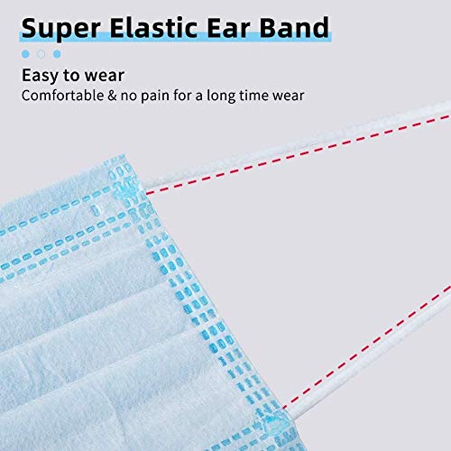 Image of La' Forte 3Ply Mask (with Nose Clip, 100 Pcs)