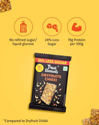 Image of True Elements Dryfruits Chikki Pack of 35 (525gm /700gm)