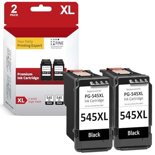 Cartouche D’encre Noire Remanufacturée PG-545XL – Compatible Canon Pixma MX495 – Haute Capacité