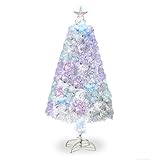 4ft Fibre Optic Christmas Tree, Artificial...