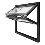 Schiebefenster für Lebensmittel-LKW – Unterputz-Lüftung mit Sicherheitsschloss, perfekt für mobile Anbieter und Cafés, langlebiges Design für einfachen Service