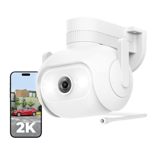 IMILAB EC5 Wired Security Camera Outdoor: 2K WiFi Camera with Spotlight