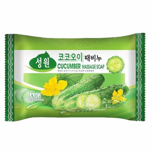 LEAJXΌ (150g×TZbg)  CUCUMBER MASSAGE SOAP eΌ ؍ 