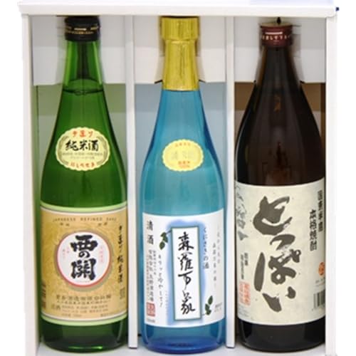 国東銘酒の御三家堪能セット・通 日本酒 麦焼酎 純米酒 焼酎_29302A