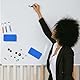 2 Stück Whiteboard Schwamm,Whiteboard Schwamm Magnetisch,Whiteboard Radierer,Schwamm Whiteboard,Whiteboard Eraser,für Magnettafel,Memoboard,Schreibtafel,10.5 * 5.5cm (Blau)