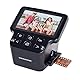 Magnasonic All-in-One 24MP-Filmscanner mit großem 5-Display & HDMI, konvertiert 35mm/126/110/Super 8-Filme & 135/126/110-Dias in Digitale Fotos, integrierter Speicher (FS71)