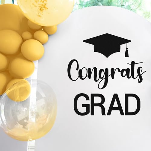 Image of Epakh 2026 Graduation Party Decal Sign for Backdrop Letters Peel and Stick Graduation Sticker for Balloon Arch Decorations Party Sign Wall Decor(Black)
