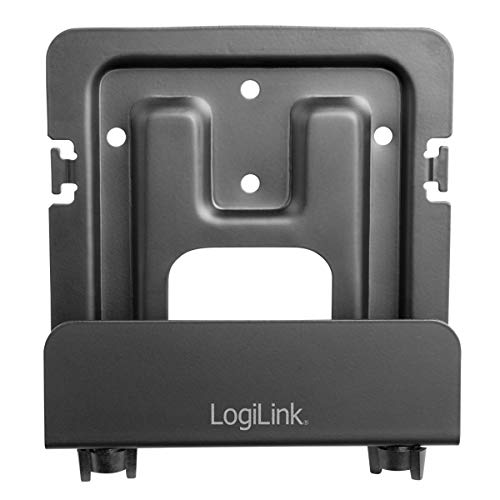 LogiLink BP0049 - Universeller Support für Multimedia-Player, Festplatten, Kabel, Satellitenboxen schwarz; einstellbare Tiefe 25-39 mm – Bild 3