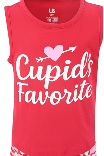 Image of Unique Baby Girls Toddler Big Kid Sleeveless Tank with Pom Pom 2pc Shorts Set Outfit