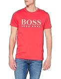 La impresión frontal gráfica con el logotipo de la etiqueta le da a la camiseta de algodón Boss Green su aspecto dinámico.